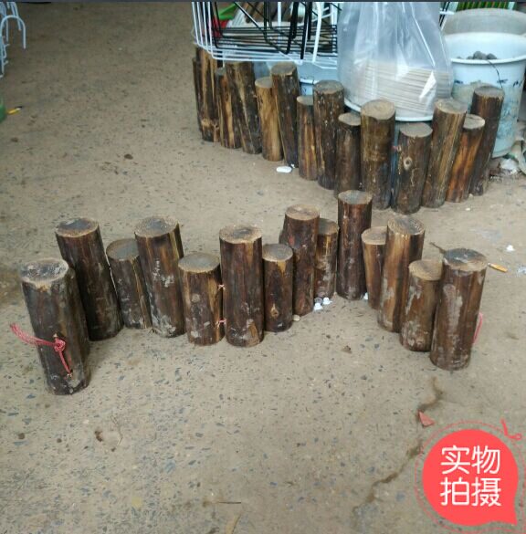 防腐木栅栏/碳化木桩/花园实木篱笆围栏/庭院阳台园艺装饰/重庆