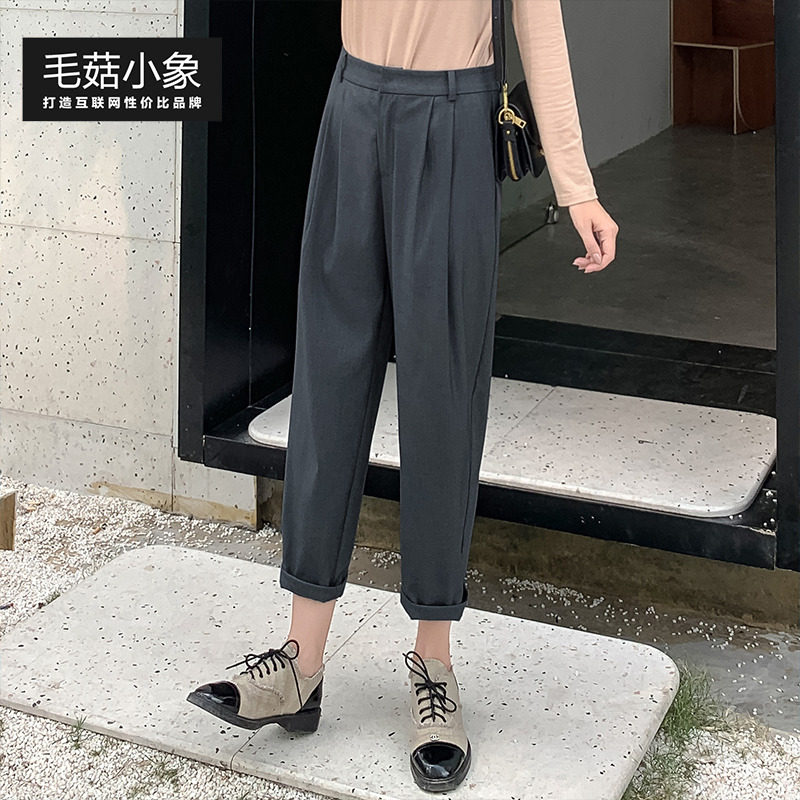 现货直降39元清仓价49元 包邮毛菇小象休闲裤潮