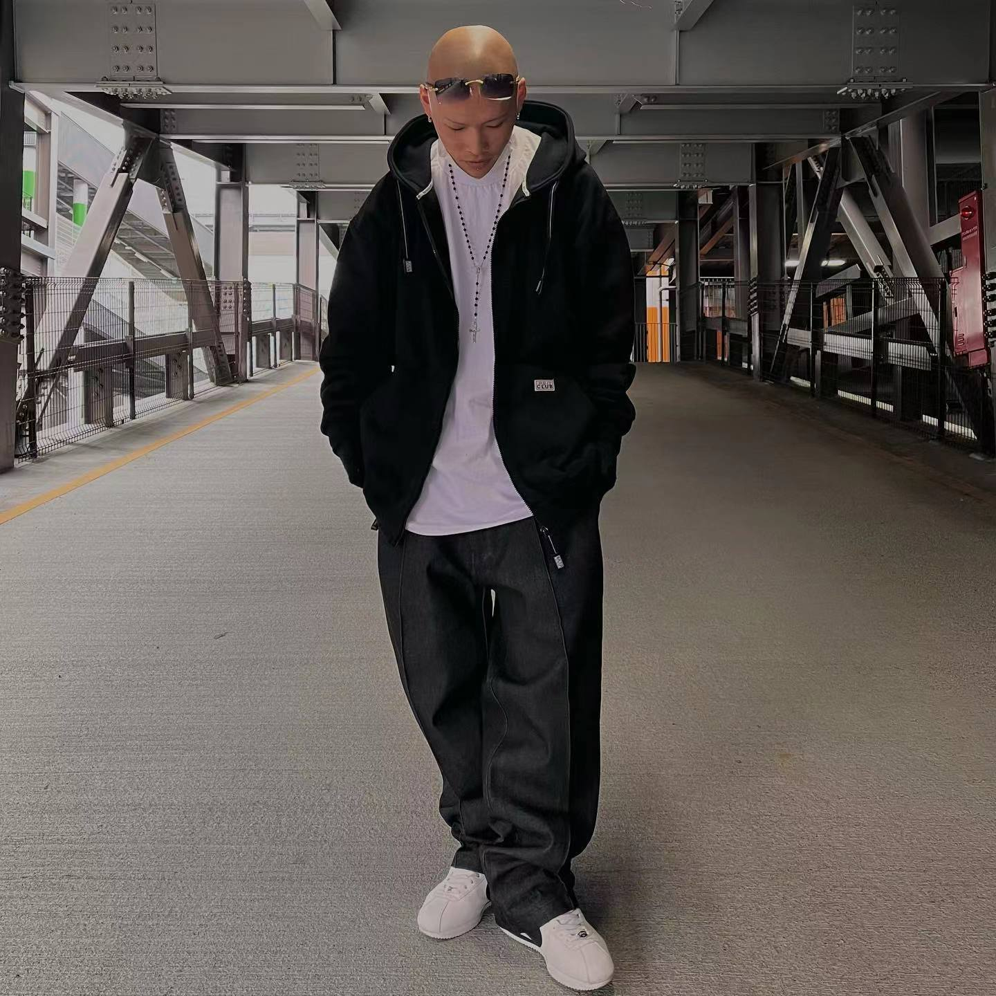 PROCLUB连帽开衫卫衣男