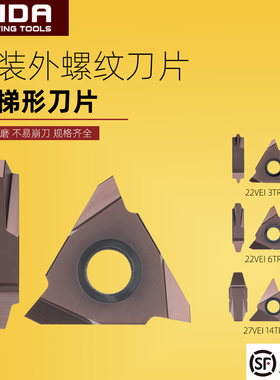 立装TR梯型外螺纹刀片