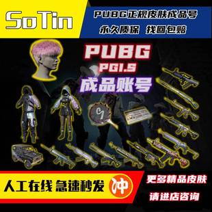 steam绝地求生PGIS绿头成品皮肤账号吃鸡白号枫叶号PUBG布朗熊号