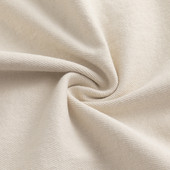 米白色牛仔布料微厚无弹力意大利土耳其水洗高档丹宁纯棉高端软