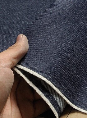 金佳意大利丹宁Candiani没水洗微弹牛仔布料品牌高档裤日本土耳其