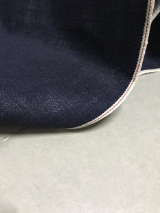 18OZ金佳牛仔布料赤耳丹宁公边重磅特深蓝厚挺日本进口原牛养牛