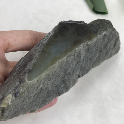 新疆和田玉糖玉老玉且末边角料玉石料毛料DIY把件包邮325克ta