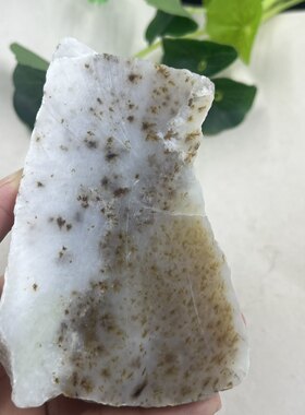 新疆和田玉糖白玉边角料手把件玉石料毛料下脚料DIY材料包邮478克