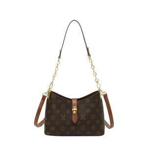 老花链条包女百搭腋下包单肩斜挎包 新款