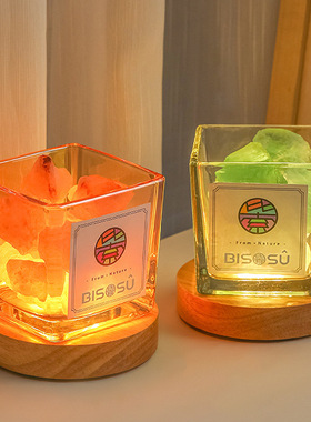 天然晶石扩香植物萃取精油空气清新剂办公家居摆件方杯扩香石香薰