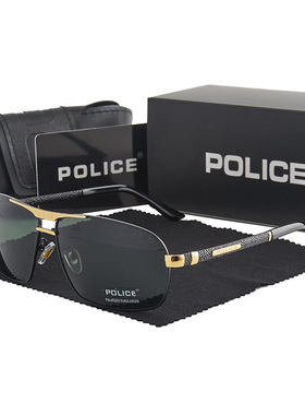 新款POLICER潮流男士偏光太阳镜时尚墨镜帅气遮阳驾驶太阳镜