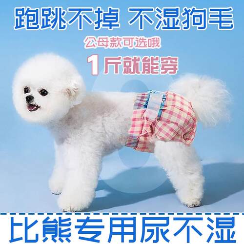 比熊专用纸尿裤公狗尿不湿母狗生理裤可排泄姨妈巾狗狗尿垫姨妈巾