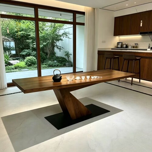 北美胡桃木茶桌泡茶台
