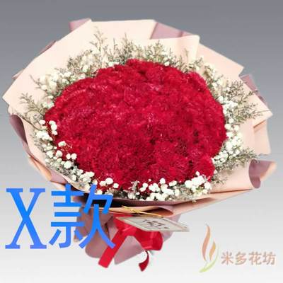 生日周年康乃馨陕西咸阳订花店送花乾县礼泉县永寿县同城鲜花速递