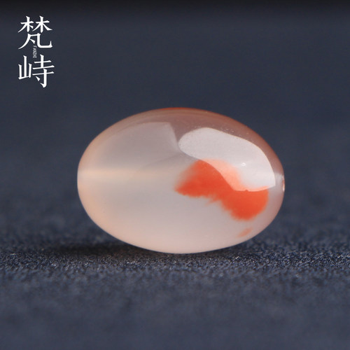 梵峙13.4南红玛瑙枣珠桶珠路路通