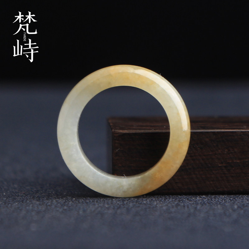 梵峙13.8翡翠跑环撒黄翡多宝珠配饰缅甸A货送证书,珠宝/钻石/翡翠,戒指/指环,淘宝优惠券,粉丝福利购,淘宝优惠卷