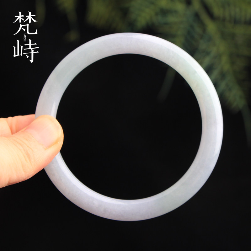 梵峙59翡翠手镯春彩A货送证书