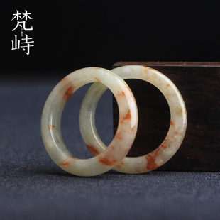 梵峙18.1翡翠戒指指环撒金飘花大圈口男女款冰糯种缅甸A货送证书