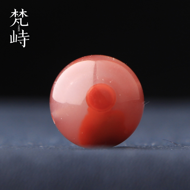 梵峙16.5南红玛瑙圆珠悟道象形