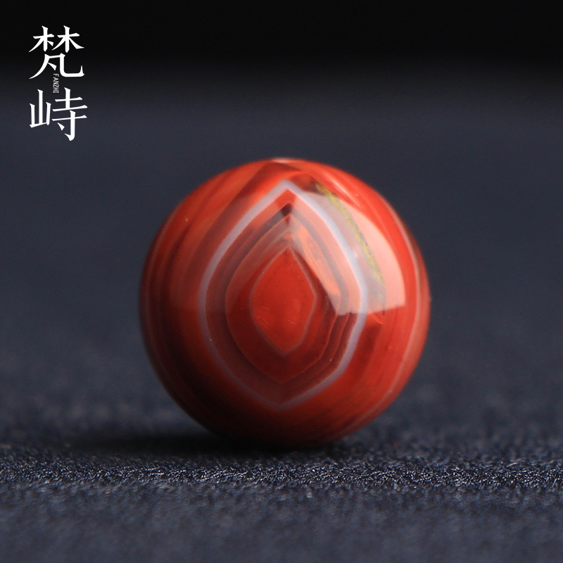 梵峙14.7南红玛瑙缠丝火焰天眼