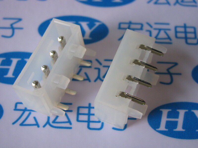大4P弯针 90度插座 硬盘插座 IDE插座 大四P电源座子 连接器 4P