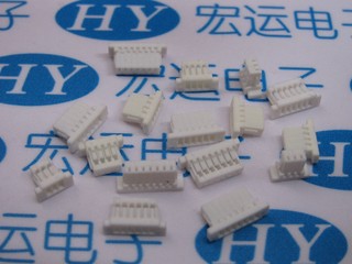 SH1.0胶壳 1.0mm插头 1.0白色小插头 连接器 插头 2P-13P