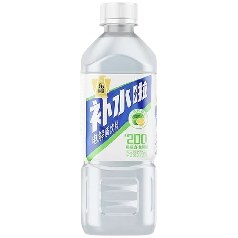 东鹏补水啦电解质水555ml*4瓶柠檬和西柚味0糖0脂0卡健身饮料