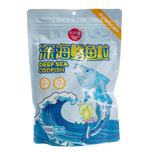 【品牌折扣】天兴隆深海鳕鱼粒 256g*3 (什锦味)