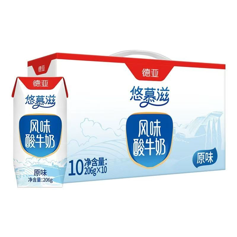 【品牌折扣】3月产 德亚悠慕滋风味酸奶 206g*10图片