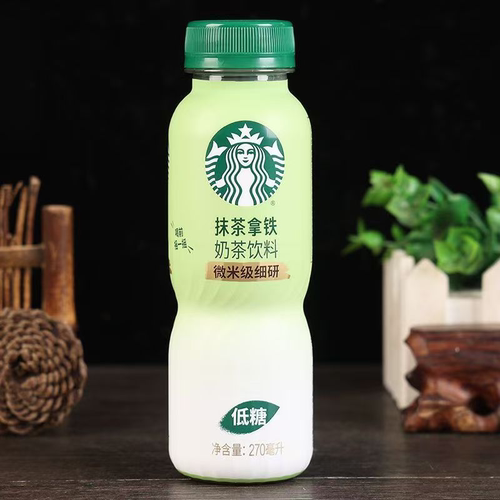 【品牌折扣】6瓶 星巴克奶茶饮料（低糖） 270ml*6 抹茶拿铁