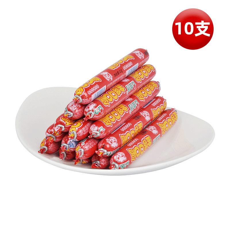 金锣口口福火腿肠香肠麻辣烫炸烤淀粉肠烧烤火锅泡面22g*20支