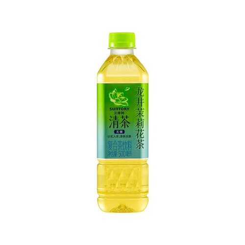 【清仓直播】三得利清茶至淳绿茶无糖 500ml*4