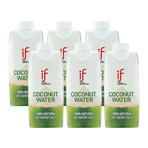if椰子汁330ml*6瓶盒装泰国进口椰青水果汁饮料临期清仓rx