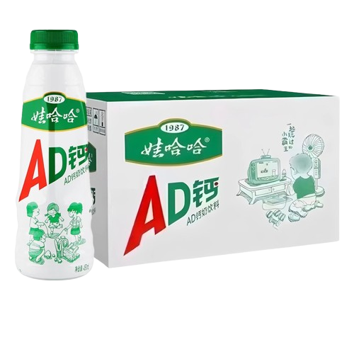 娃哈哈AD钙奶瓶装大瓶原味整箱