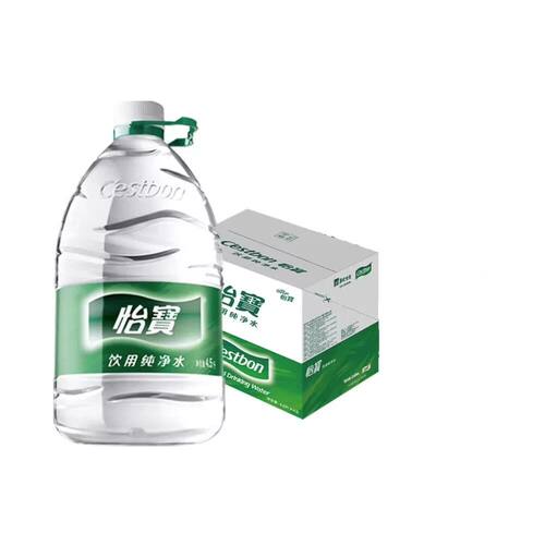 怡宝饮用纯净水桶装水煮饭泡茶饮用大桶水 4.5L*4桶