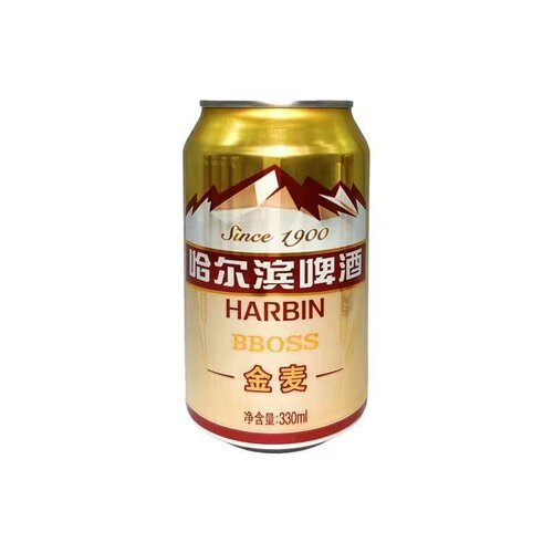 【清仓直播】哈尔滨啤酒金麦MC 330ml*6