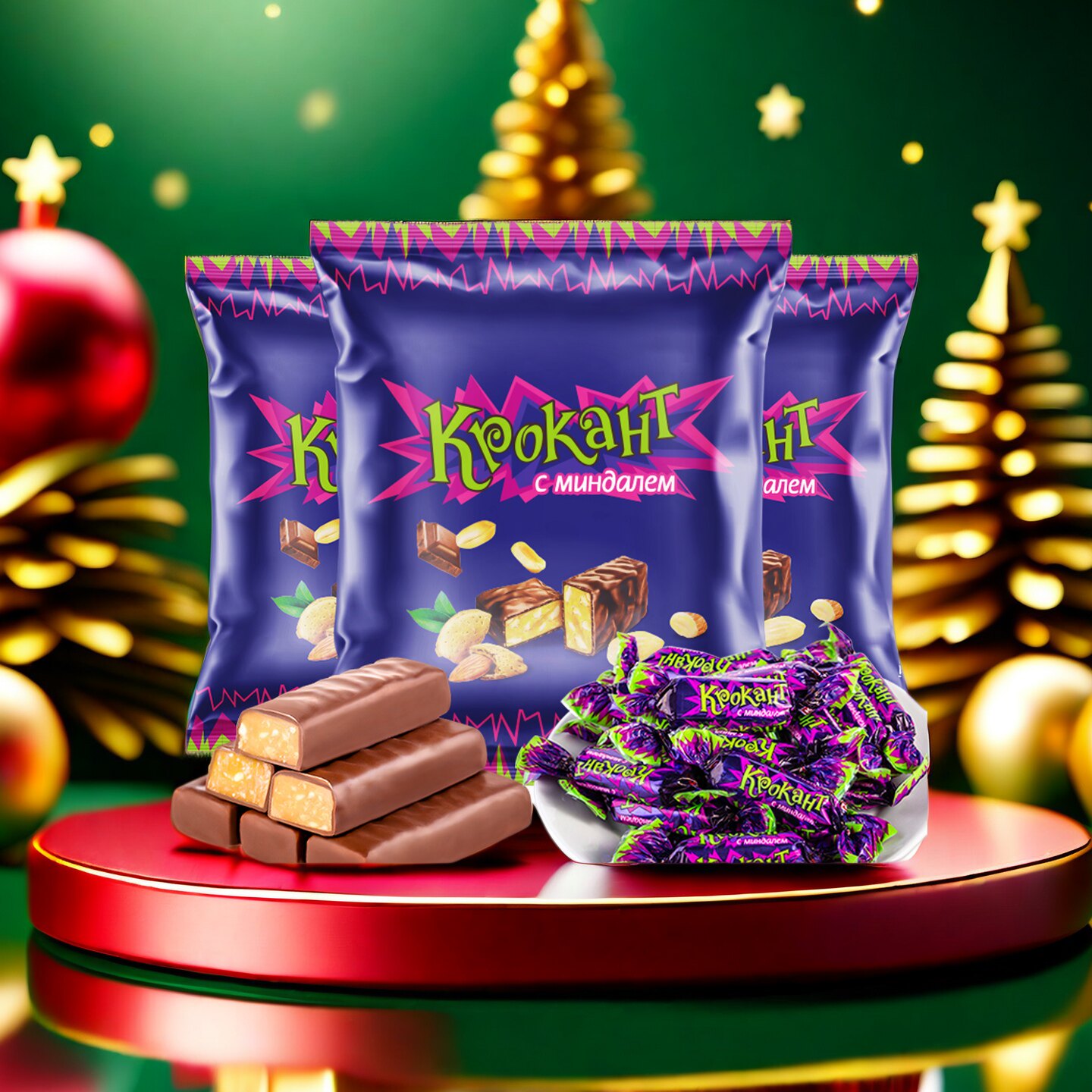 KDV紫皮糖原装进口年货糖果喜糖结婚花生巧克力夹心糖果休闲零食