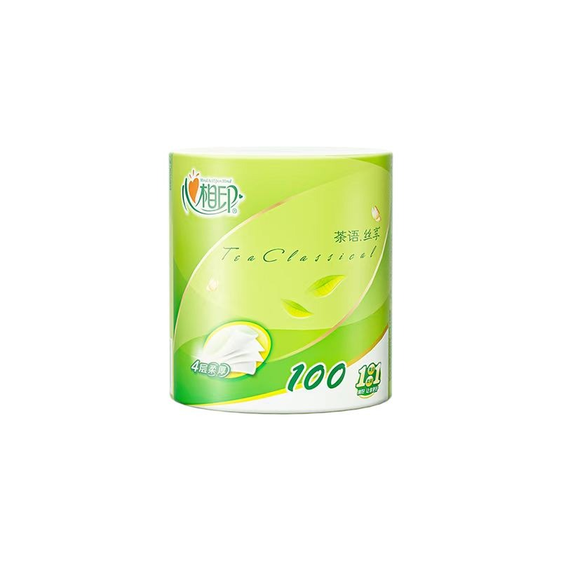 心相印茶语丝享有芯卷纸 100克*2卷-Z