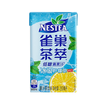 雀巢茶萃柠檬茶冰极柠檬红茶桃子乌龙组合装果味250ml随机口味 Y