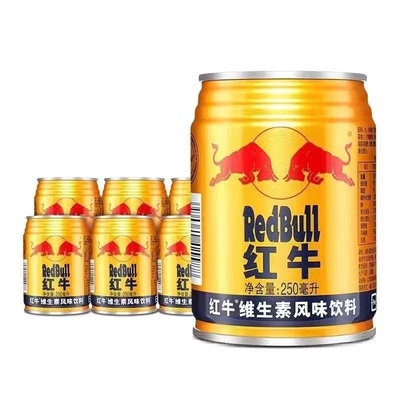 红牛维生素风味饮料250ml*6罐