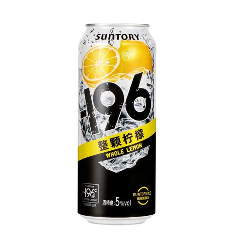【品牌折扣】三得利-196°C气泡酒5度 500ml*6瓶泡沫箱发 柠檬味