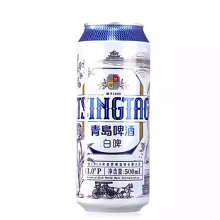 CLB 12罐精酿小麦白啤酒 青岛啤酒全麦白啤500ml