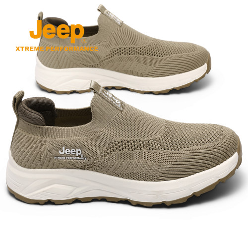 Jeep一脚蹬懒人鞋男夏季爸爸休闲