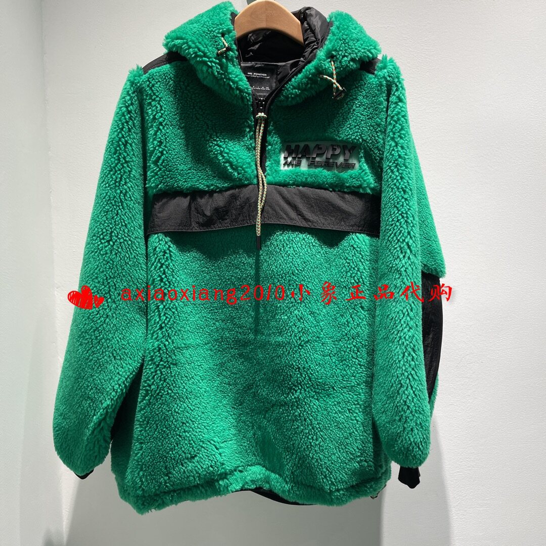 真我永恒冬款羊毛颗粒绒套头厚外套 2244A22221吊牌2299