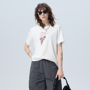 2025新款ME FOREVER真我永恒T恤2523B22047吊699