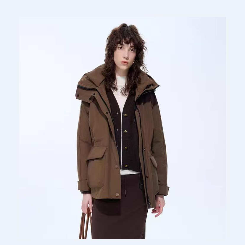 MEFOREVER真我永恒2024冬款派克羽绒服2445A72082吊牌2599