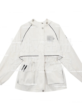 Coco Herben2024春季新品时尚港风、复古新款冲锋衣LY3298