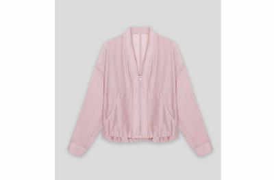 【粉荔云纱】Y-高端定制系列桑蚕丝上衣外套26TW0181