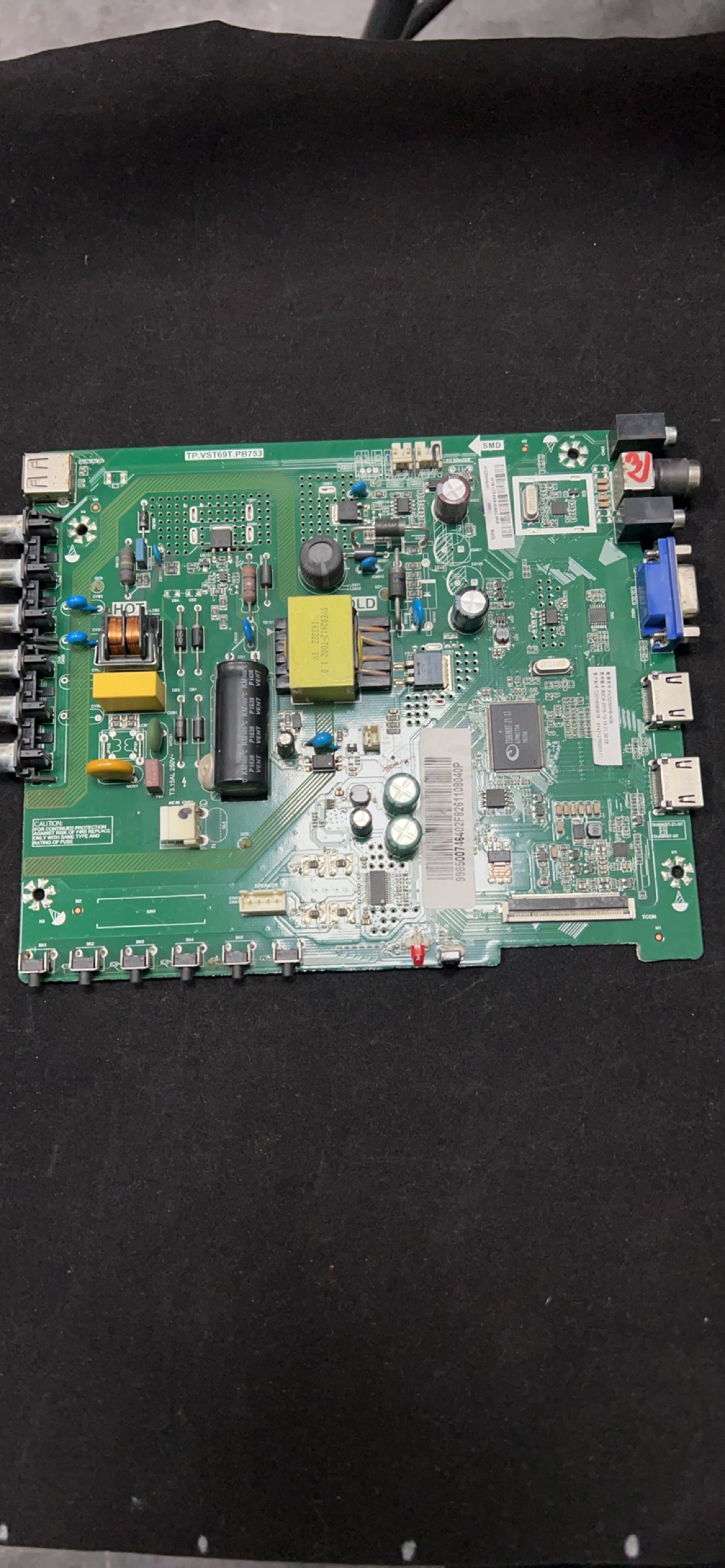 测试好！原装长虹LED32A4060 欧宝丽32T8主板TP.VST69T.PB753屏选