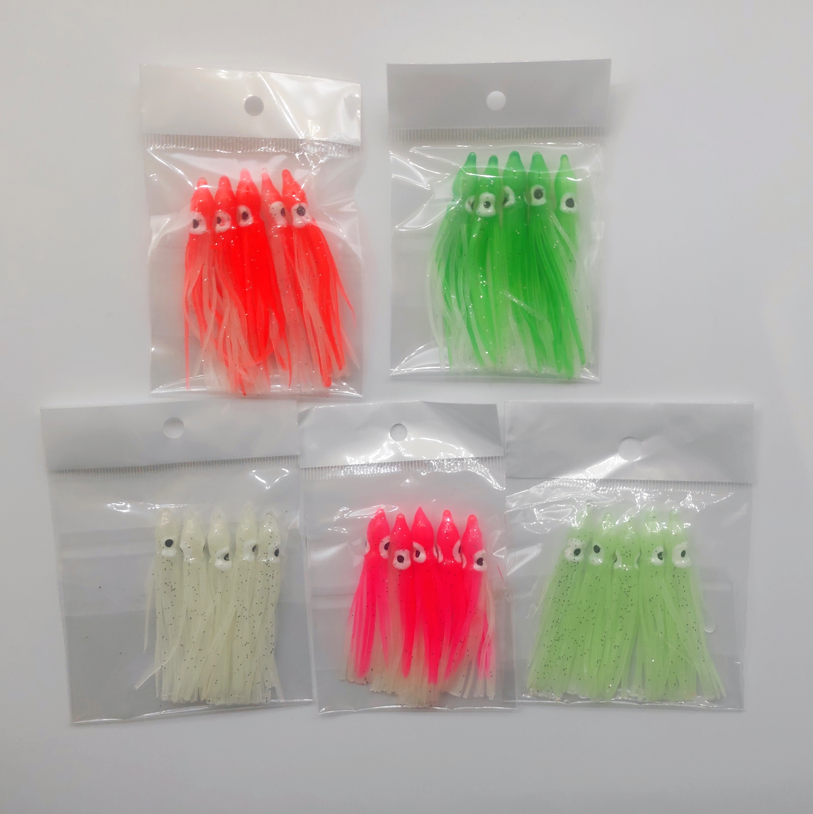 海钓夜光超亮路亚章鱼配件仿生饵