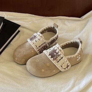 魔术贴懒人一脚蹬勃肯鞋子女2026年新款爆款百搭复古休闲运动板鞋