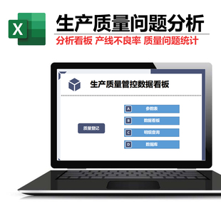 【智能生产管理】Excel多维度不良率动态看板VBA窗体自动生成报表